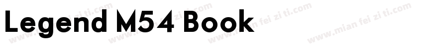 Legend M54 Book字体转换
